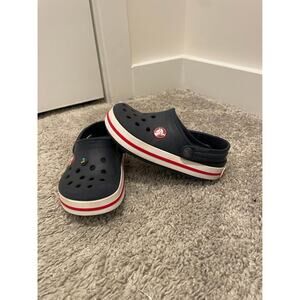 Children’s Crocs navy and red